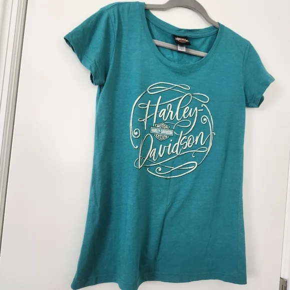 Harley Davidson Tallahassee Florida T Shirt Womens Medium Soft Comfy - Picture 2 of 9